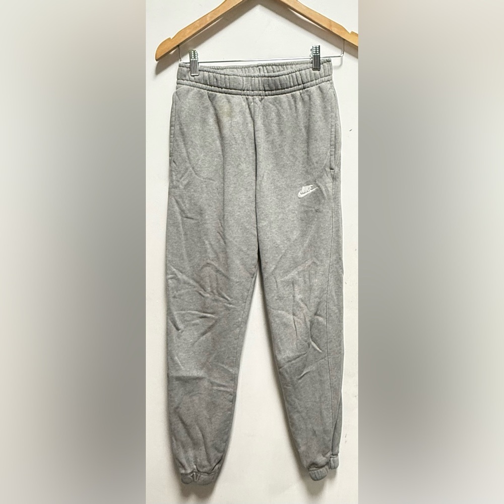 Nike Kids Light Gray Joggers Size XS